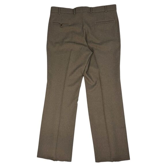 Vintage 70s Levi’s Action Slacks Mens 36 Brown Straight Leg USA Classic - Picture 3 of 8